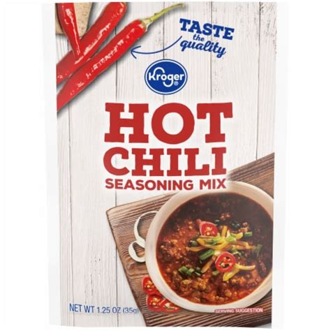 Order chili's food for to go orders available through curbside, pickup and delivery now! King Soopers - Kroger® Hot Chili Seasoning Mix, 1.25 oz