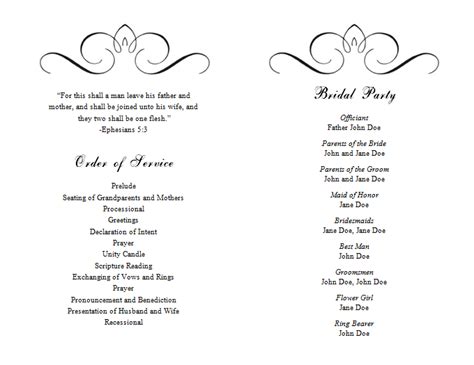 It will truly be a party that your guests won't there's a great mix of classic and unique party games here that are just for the adults. Wedding Program Template Word | e-commercewordpress
