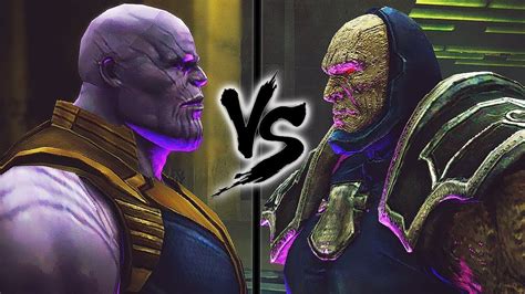 Darkseid Vs Thanos Epic Battle Youtube