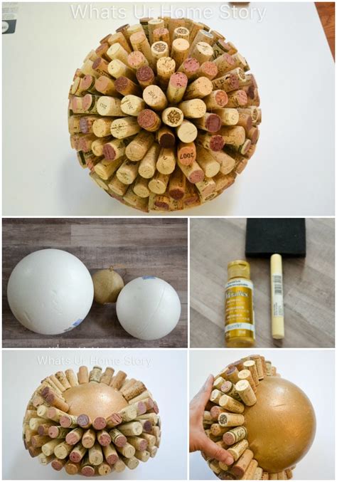 Large Wine Cork Ball Diy Whats Ur Home Story