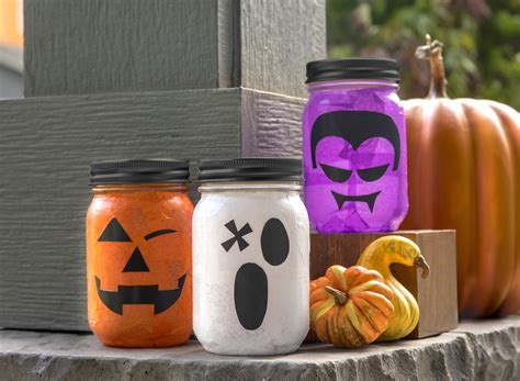 How To Make Halloween Jar Lanterns Gails Blog