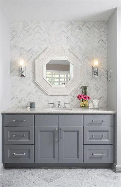 Tile Behind Bathroom Vanity
