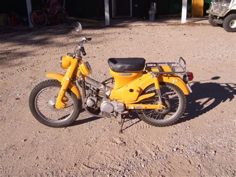 Starting relies on the bike having a fully charged battery. 1967 Honda CT90 | Adventure Rider