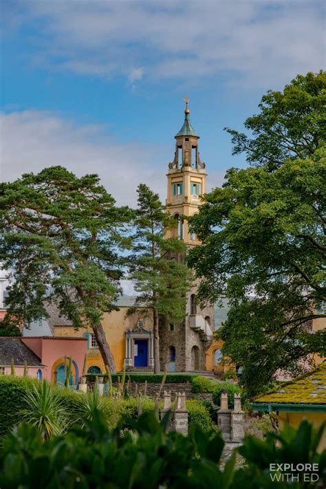 Portmeirion Wales The Pretty Italian Style Village Explore With Ed