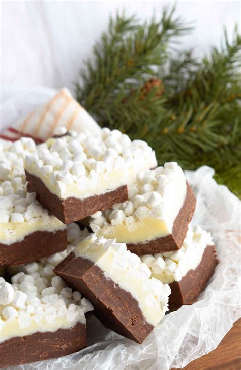 Hot Chocolate Fudge Recipe Easy Christmas Desserts