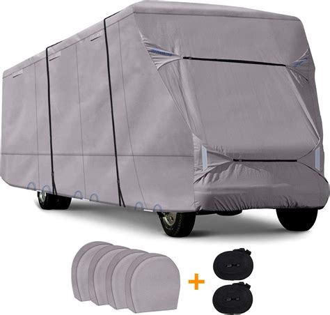 Rvmasking Upgraded Windproof And Waterproof Class C Rv Cover