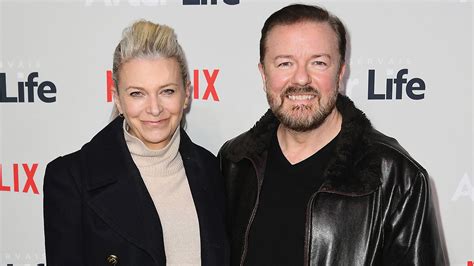 Ricky Gervais Shares Stunning Rare Photo Of Partner Jane Hello