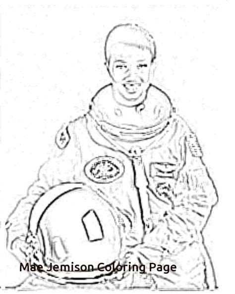 Check out our black woman coloring selection for the very best in unique or custom, handmade pieces from our coloring books shops. Mae Jemison Coloring Page at GetColorings.com | Free ...