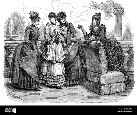 Fashion 19th Century Engraving Germany Hi Res Stock Photography And