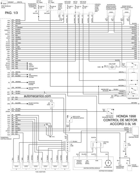 Diagrama Electrico Automotriz Honda 927