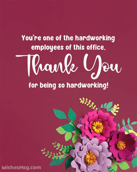 Thank You Messages For Employees Appreciation Messages 2022