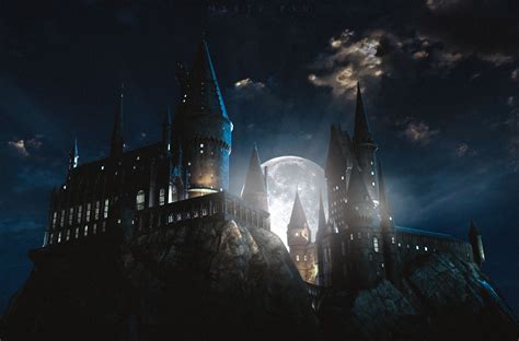 Hogwarts Night Wallpaper Hogwarts Wallpaper Harry Potter Wallpaper