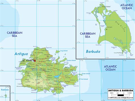 Antigua And Barbuda Map Coloring Pages Learny Kids