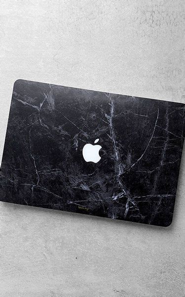 Stylish Black Marble Laptop Skin For Macbook Air