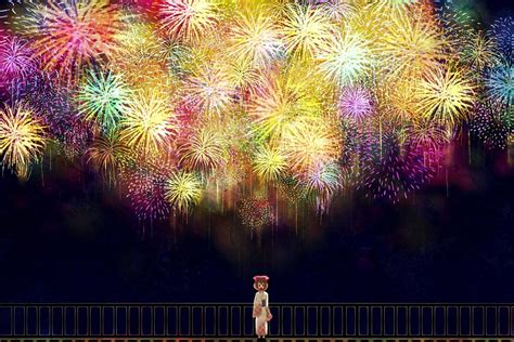 Fireworks Anime Hd Pics Wallpapers Wallpaper Cave