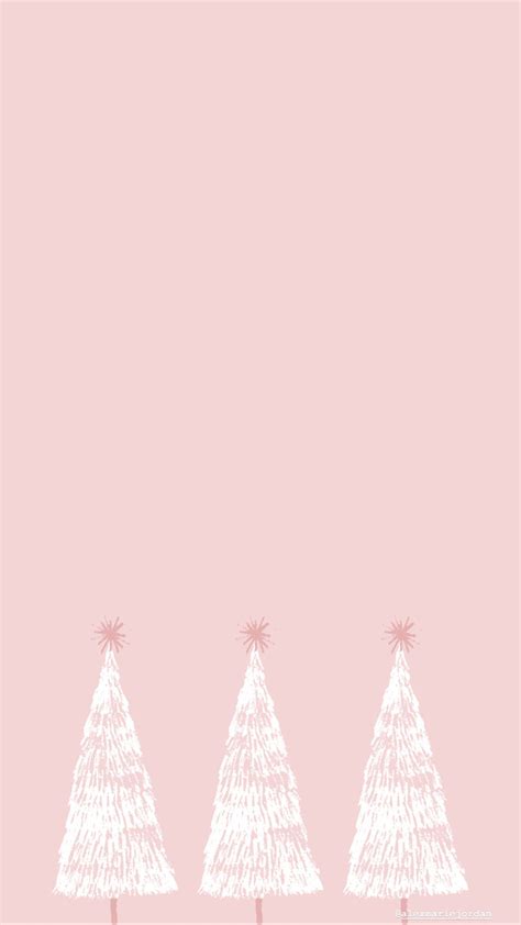Aesthetic Pink Christmas Wallpapers Wallpaper Cave