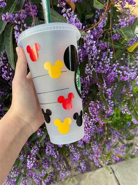 Mickey Mouse Starbucks Cup Etsy