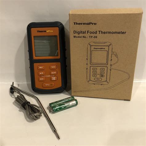 Thermopro Tp 06s Digital Grill Meat Thermometer With Probe For Smoker