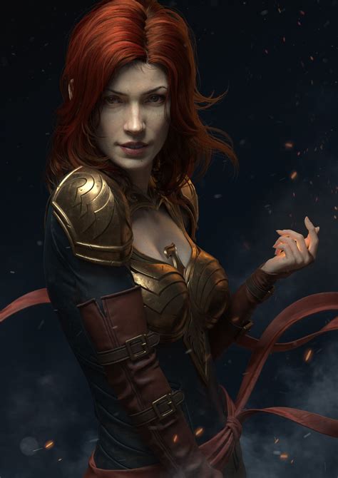 Fantasy Artwork Warrior Woman Concept Art Characters