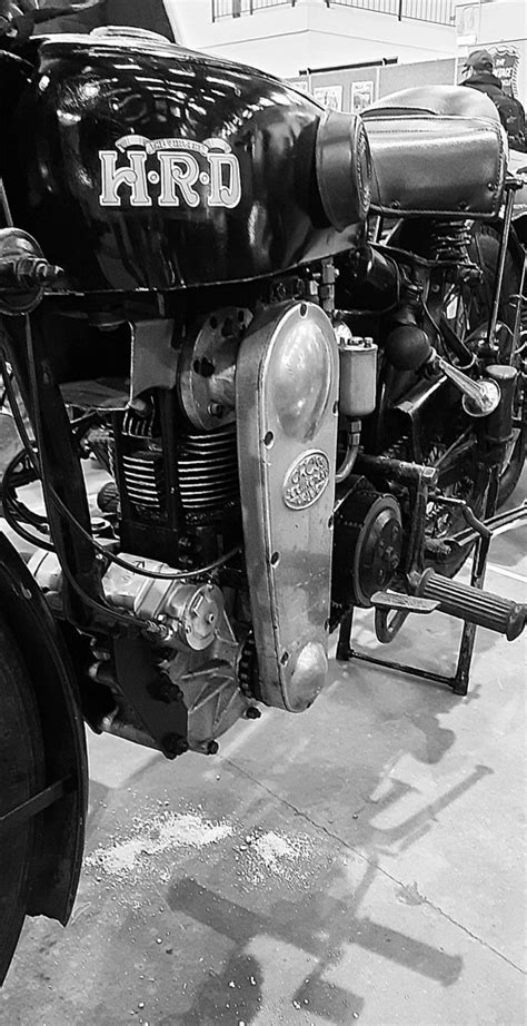 Vincent Hrd Vincenthrd Motorcycle Used For Road Testing V Flickr