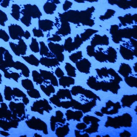 Blue Leopard Print Wallpaper Simba Navy Blue Chenille Upholstery