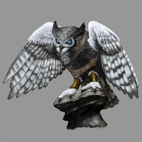 Owl Archon By Seraph777 Dnd Art Creature Concept Art Owl Artwork