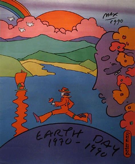 Peter Max Earth Day Poster Ebay Peter Max Peter Max Art Earth