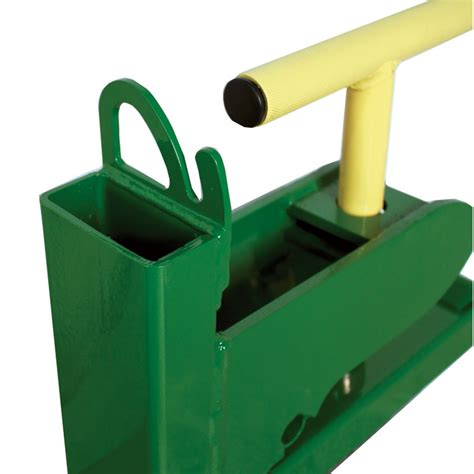 Load Quip Steel Bucket Forks — 1600 Lb Capacity Green Model