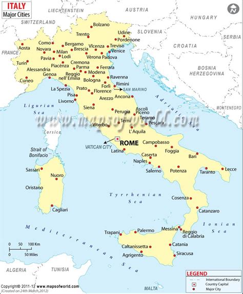 Printable Map Of Italy With Cities And Towns ~ Afp Cv