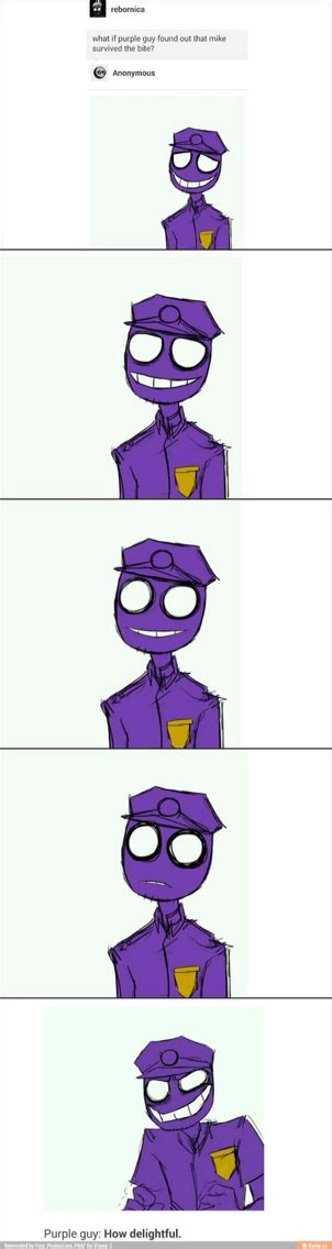 That Is How We All Know Purple Guy Is A Murder Rebornica Fnaf Fnaf 1 Anime Fnaf Vincent Fnaf