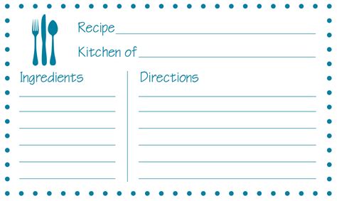 8 Best Images Of Free Printable 3x5 Recipe Cards Printable Recipe