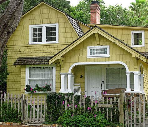 The Little Yellow House Yellow Houses Cottage Style Homes House