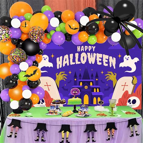 Halloween Balloon Garland Arch Kit Halloween Party