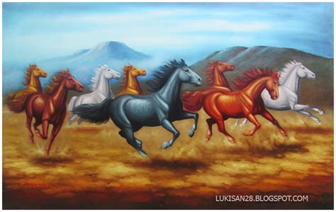 Jual Lukisan Kuda Kuda Painting