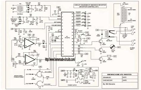 It's 12 voltage to the following article which discusses a 300 watt pure sine wave inverter circuit with automatic. Sinewave UPS using PIC16F72 | Homemade Circuit Projects