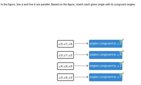 Drag The Tiles To The Correct Boxes To Complete The Pairs Two Parallel Lines A And B Cut By A