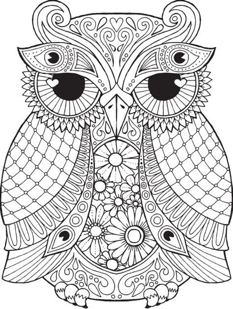 You'll also find adult coloring advent calendars, christmas cones, dolls, cards, and masks. OWL Coloring Pages for Adults. Free Detailed Owl Coloring ...