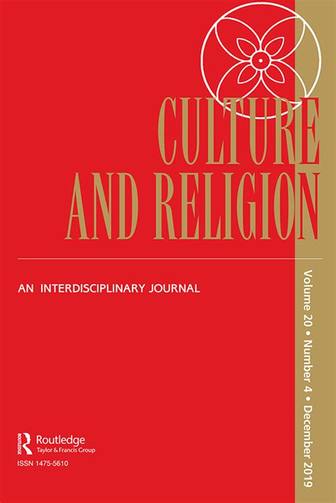 Culture And Religion Vol 20 No 4