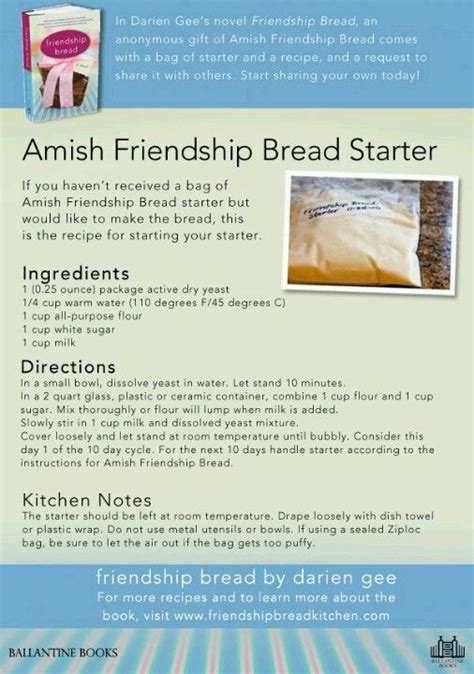 amish friendship bread starter recipe amish friendship bread martha stewart it is as easy as