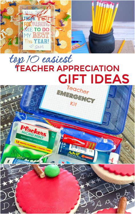 Top 10 Easiest Teacher Appreciation T Ideas Sarah Titus