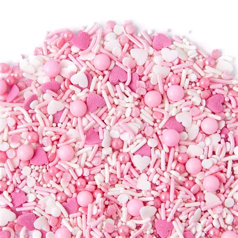 Sweets Indeed Pretty In Pink Sprinklefetti Hearts Sprinkles For