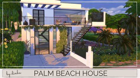 Palm Beach House Download Tour Cc Creators The Sims 4 Dinha