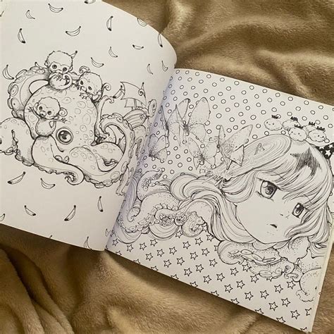 Coloring Book Pop Manga Mermaids And Other Sea Creatures Hobbies