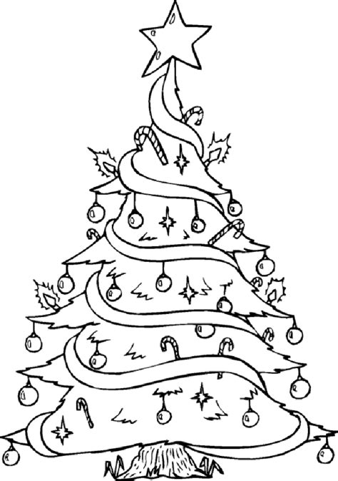 15 Christmas Tree Coloring Pages for Kids >> Disney Coloring Pages
