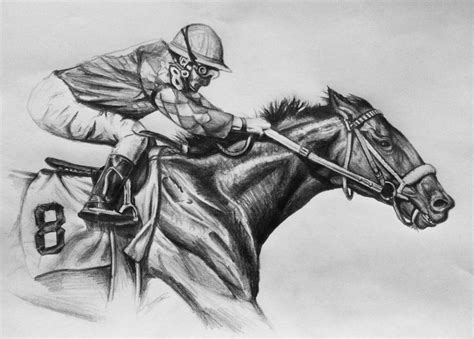 Race Horse By Draigon666 Horse Sketch Horse Drawings Horse Art
