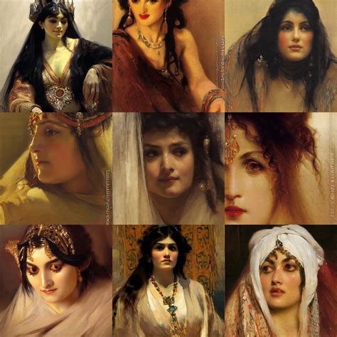 Krea Orientalism Face Detail Of A Beautiful Woman Priestess Bangs And