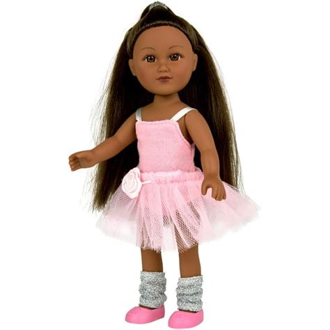 my life as 7 mini poseable ballerina girl doll african american