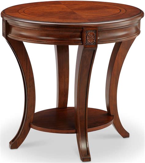 Winslet Cherry Oval End Table From Magnussen Home Coleman Furniture
