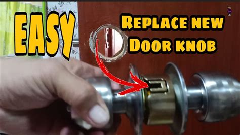 How To Replace Door Knob Youtube