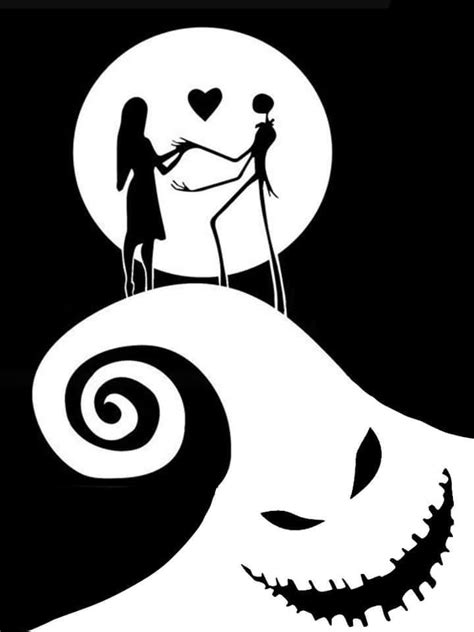 Jack And Sally Pumpkin Carving Template
